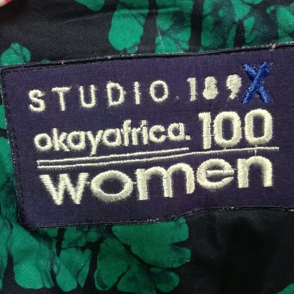 Studio 189 Short Sleeve Kimono Size M Pink Silk Cotton Open Front Striped Batik - Picture 11 of 13